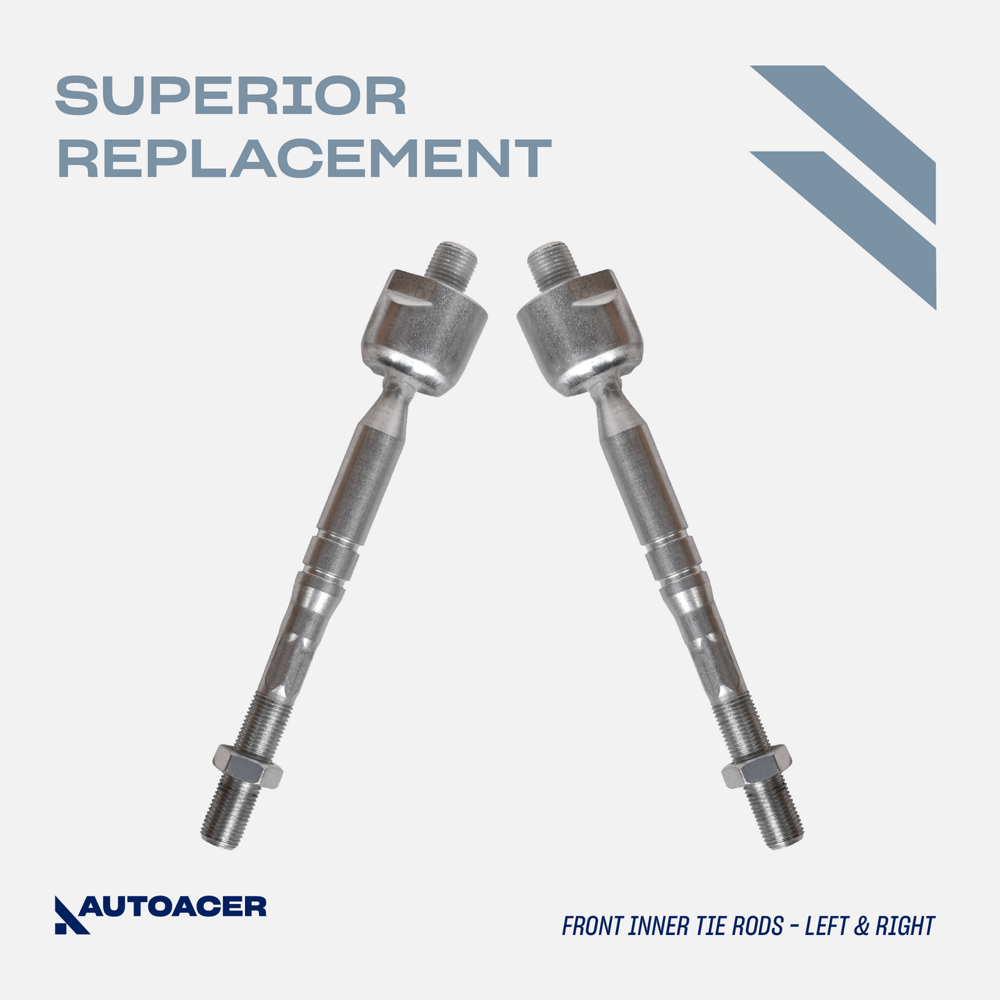 AUTOACER - 4p Front Inner & Outer Tie Rod Ends For Lexus LS460 LS460L RWD 06-17