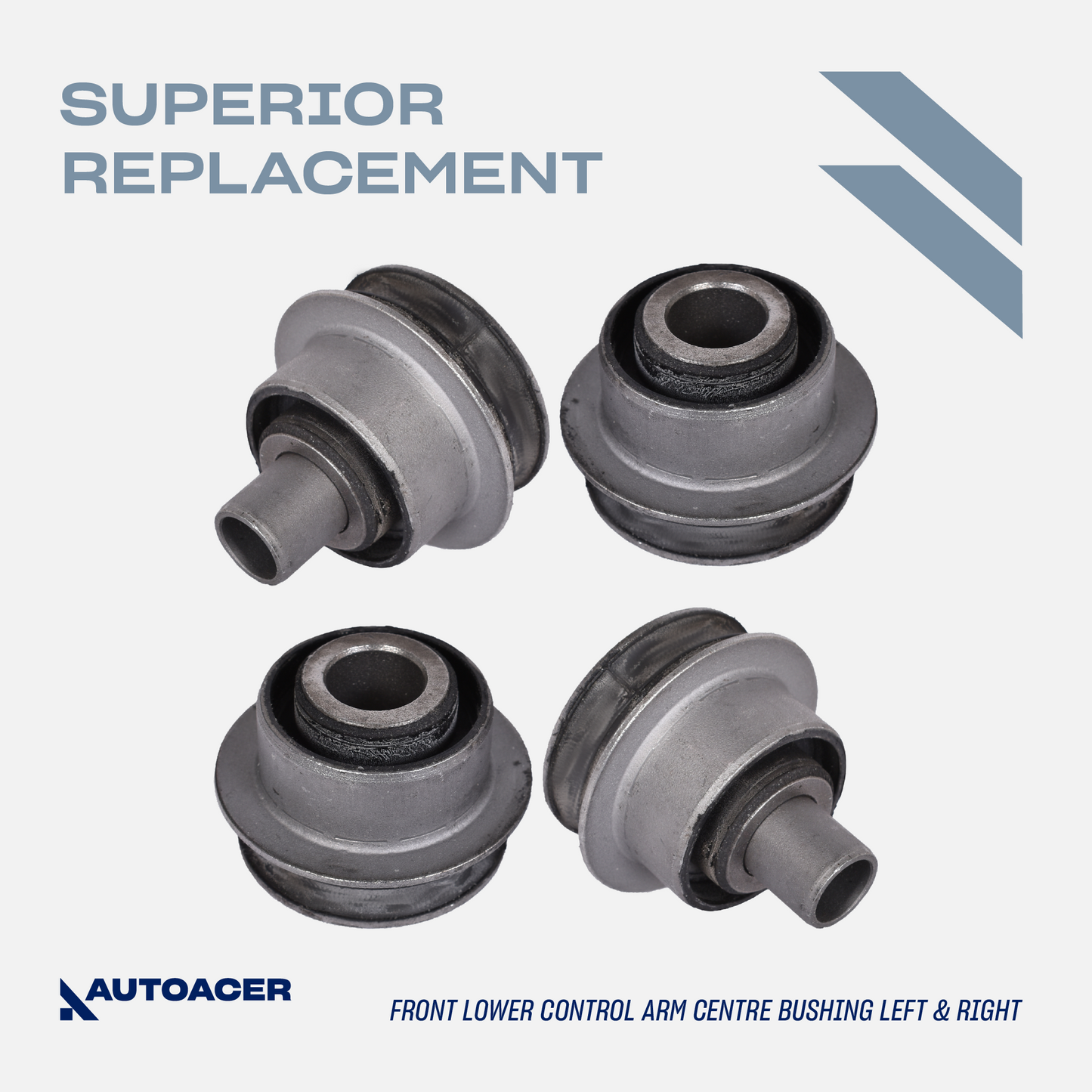 AUTOACER - 4pc Front Lower Control Arm Bushings with Brackets for LEXUS ES IS AWD RWD FWD