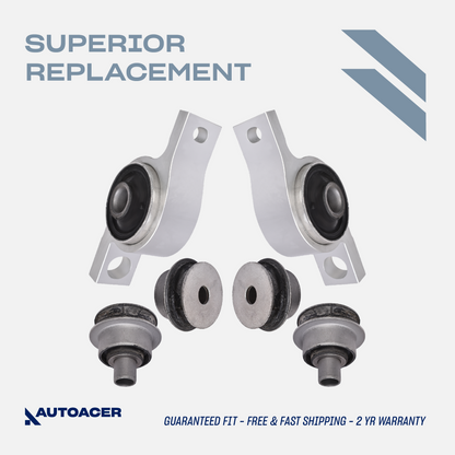 AUTOACER - 4pc Front Lower Control Arm Bushings with Brackets for LEXUS ES IS AWD RWD FWD