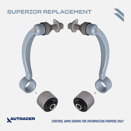 AUTOACER - 4pc Front Upper Suspension Control Arm Bushing Kit for Lexus LS460, LS460L, LS600h (AWD / RWD)