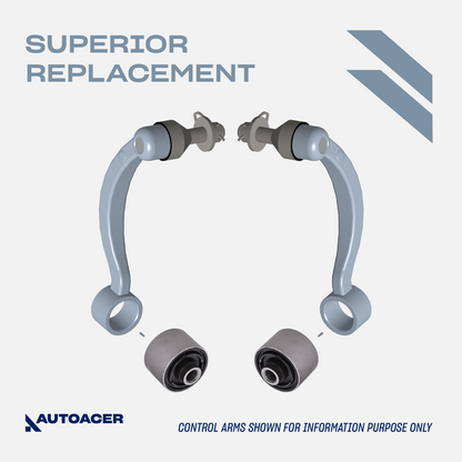 AUTOACER - 10 pc Front Upper, Lower Frontward & Rearward Suspension Arm Bushing Kit for Lexus LS460, LS460L (USF45 / USF46), LS600h (UVF45 / UVF46)