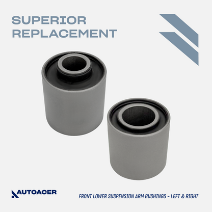 AUTOACER - 6pc Front Lower Frontward & Rearward Suspension Control Arm Bushing Kit for Lexus LS460, LS460L, LS600h AWD Models