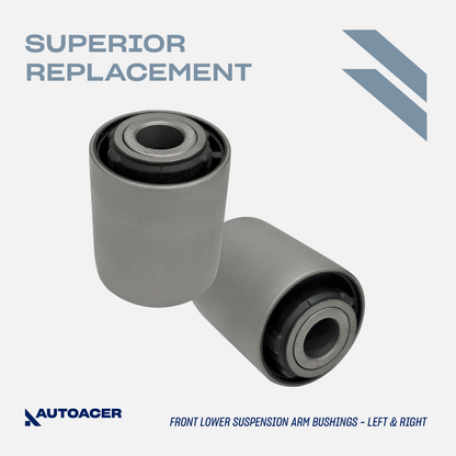 AUTOACER - 6pc Front Lower Frontward & Rearward Suspension Control Arm Bushing Kit for Lexus LS460, LS460L, LS600h AWD Models