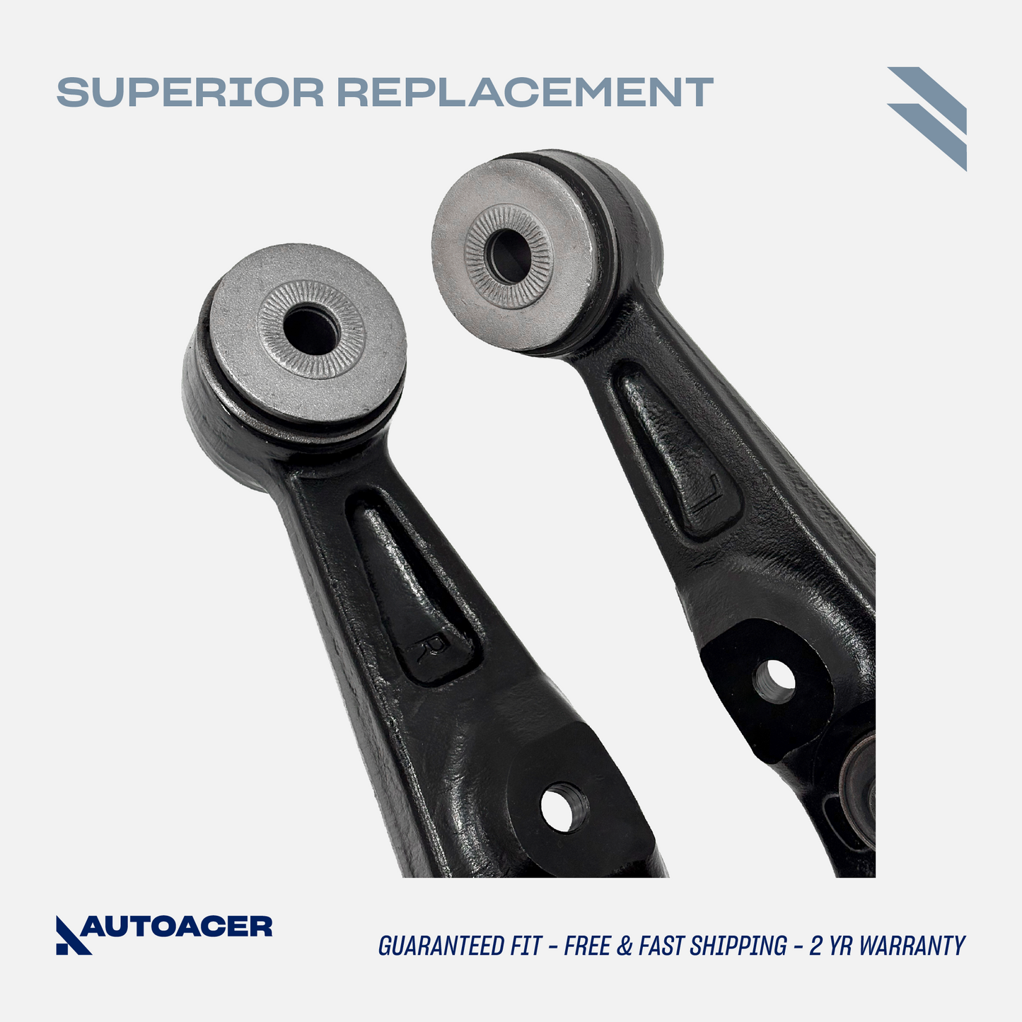 AUTOACER - 2p Front Lower Control Arms W/Bushings for Lexus LS460 LS600h AWD 07-