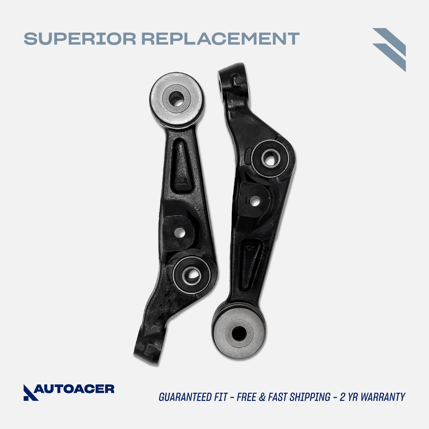 AUTOACER - 2p Front Lower Control Arms W/Bushings for Lexus LS460 LS600h AWD 07-