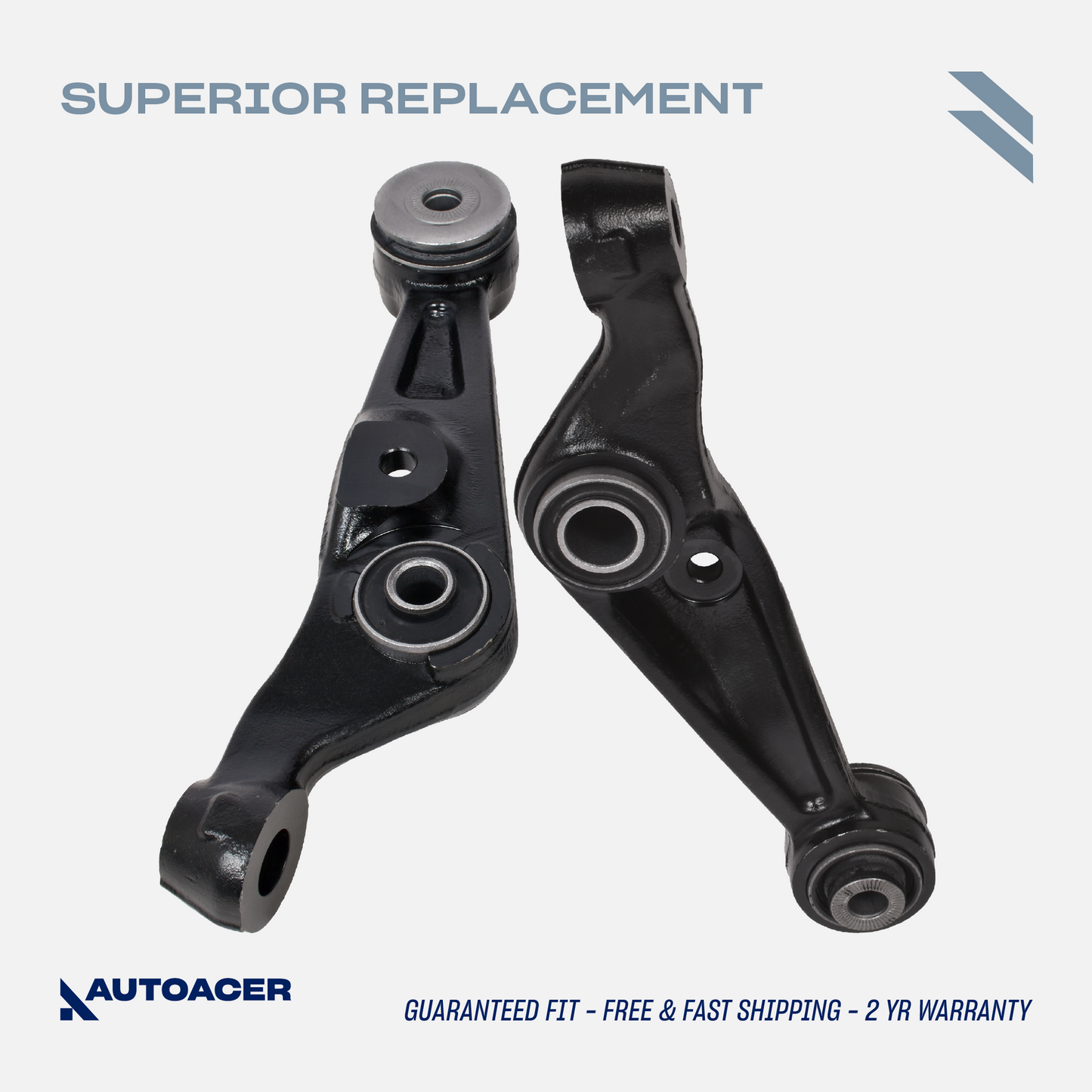 AUTOACER - 2p Front Lower Control Arms W/Bushings for Lexus LS460 LS600h AWD 07-