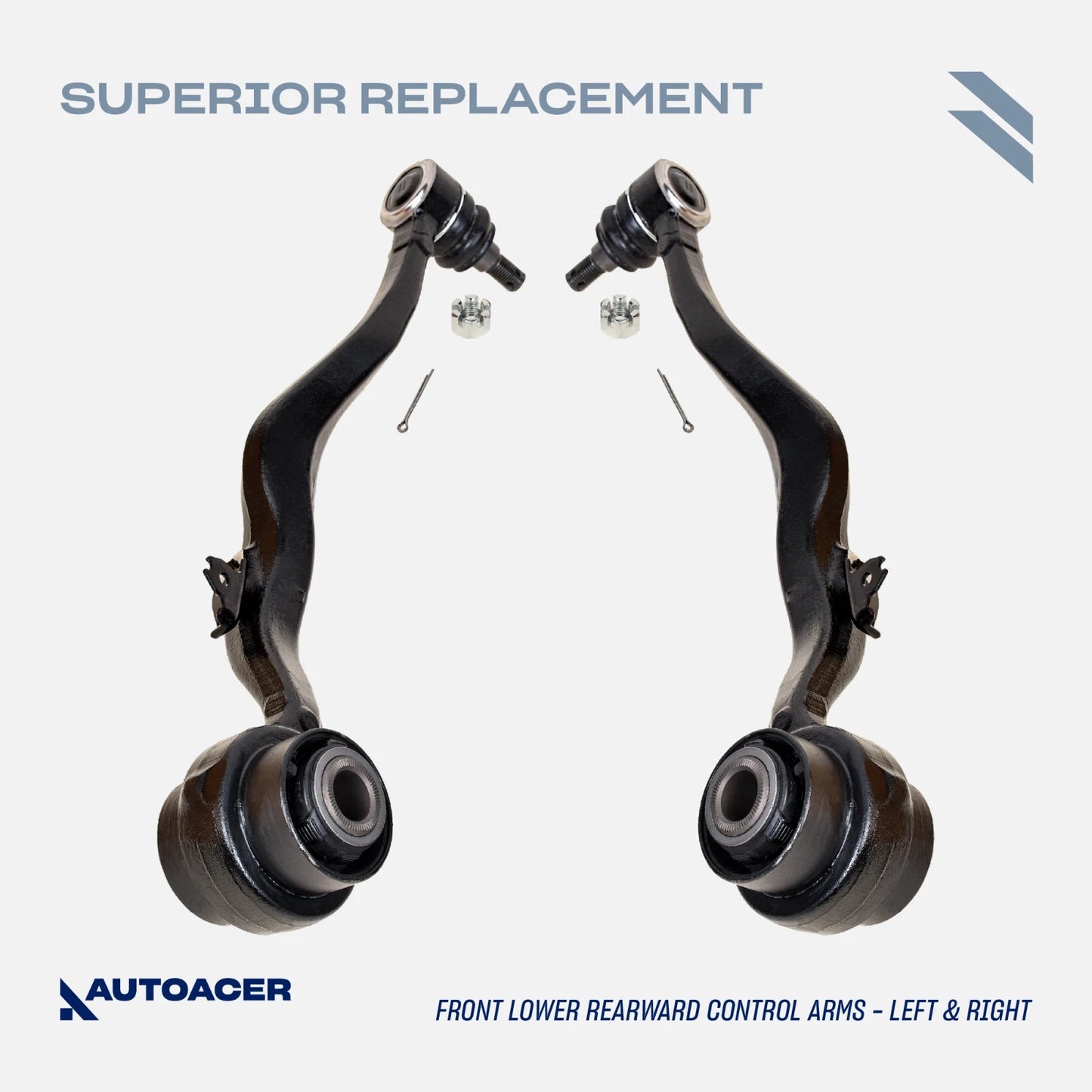 AUTOACER -4p Front Lower Control Arm Kit for Lexus LS460 LS460L LS600h AWD 07-17