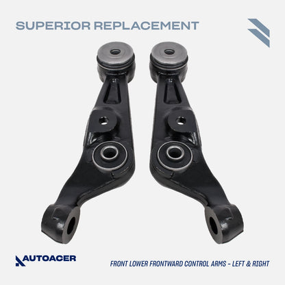 AUTOACER -4p Front Lower Control Arm Kit for Lexus LS460 LS460L LS600h AWD 07-17