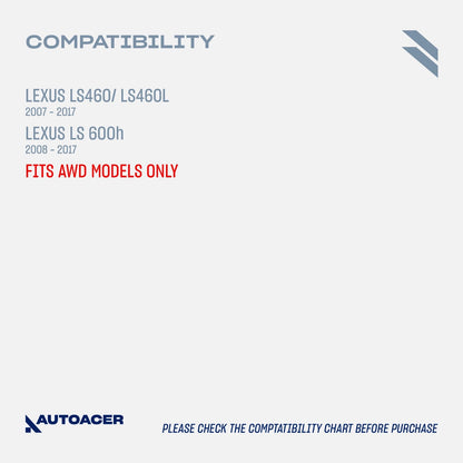 AUTOACER -4p Front Lower Control Arm Kit for Lexus LS460 LS460L LS600h AWD 07-17