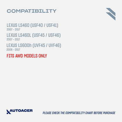 AUTOACER -4p Front Lower Control Arm Kit for Lexus LS460 LS460L LS600h AWD 07-17