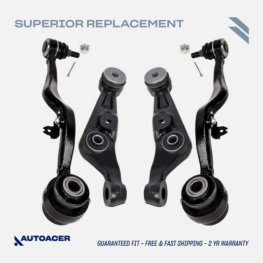 AUTOACER -4p Front Lower Control Arm Kit for Lexus LS460 LS460L LS600h AWD 07-17