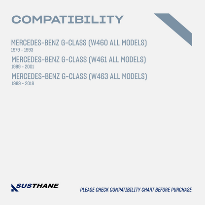 AUTOACER - Front Rear Polyurethane Leveling Lift Kit 40mm for Mercedes-Benz G-Class 1999-2018