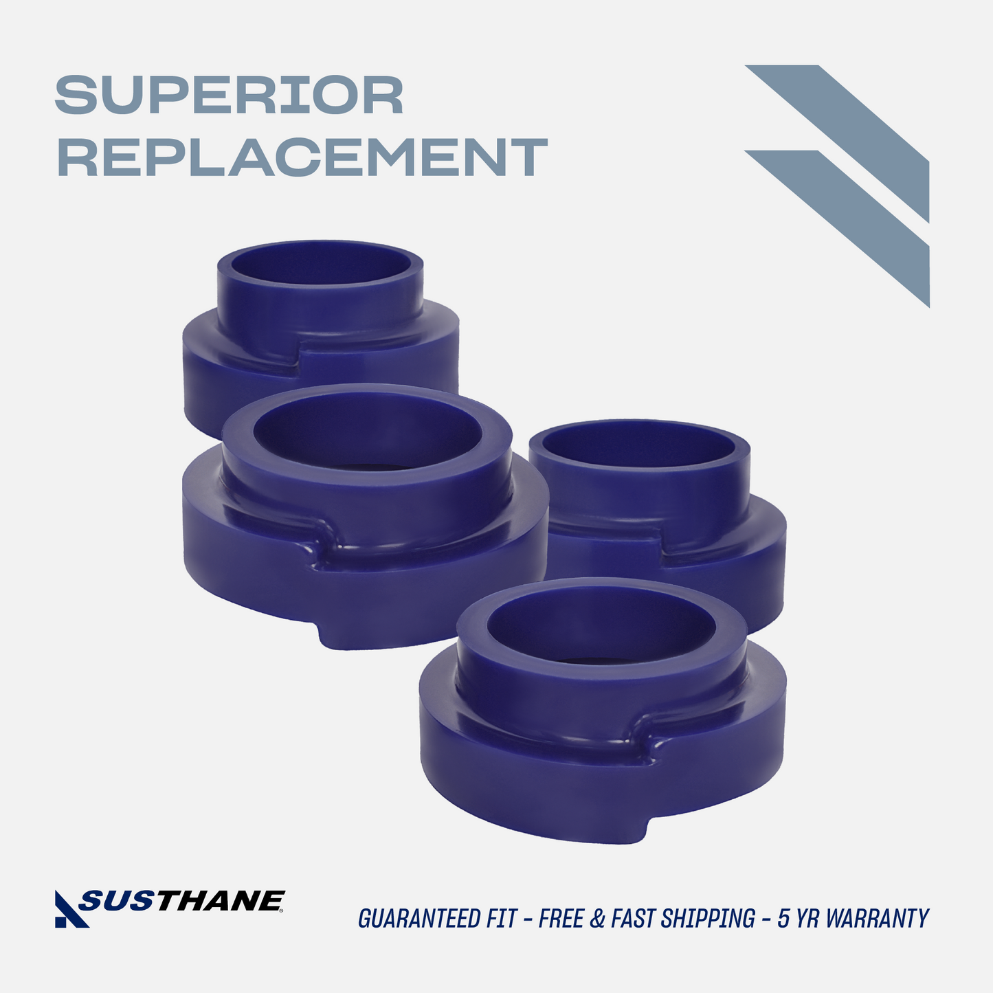 AUTOACER - Front Rear Polyurethane Leveling Lift Kit 40mm for Mercedes-Benz G-Class 1999-2018