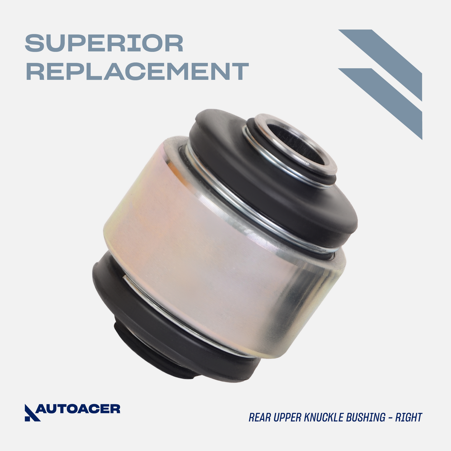 AUTOACER - 2pc Rear Upper Knuckle Hub Bushing Kit for Land Rover Range Rover L322 (Won't fit RR Sport Models)