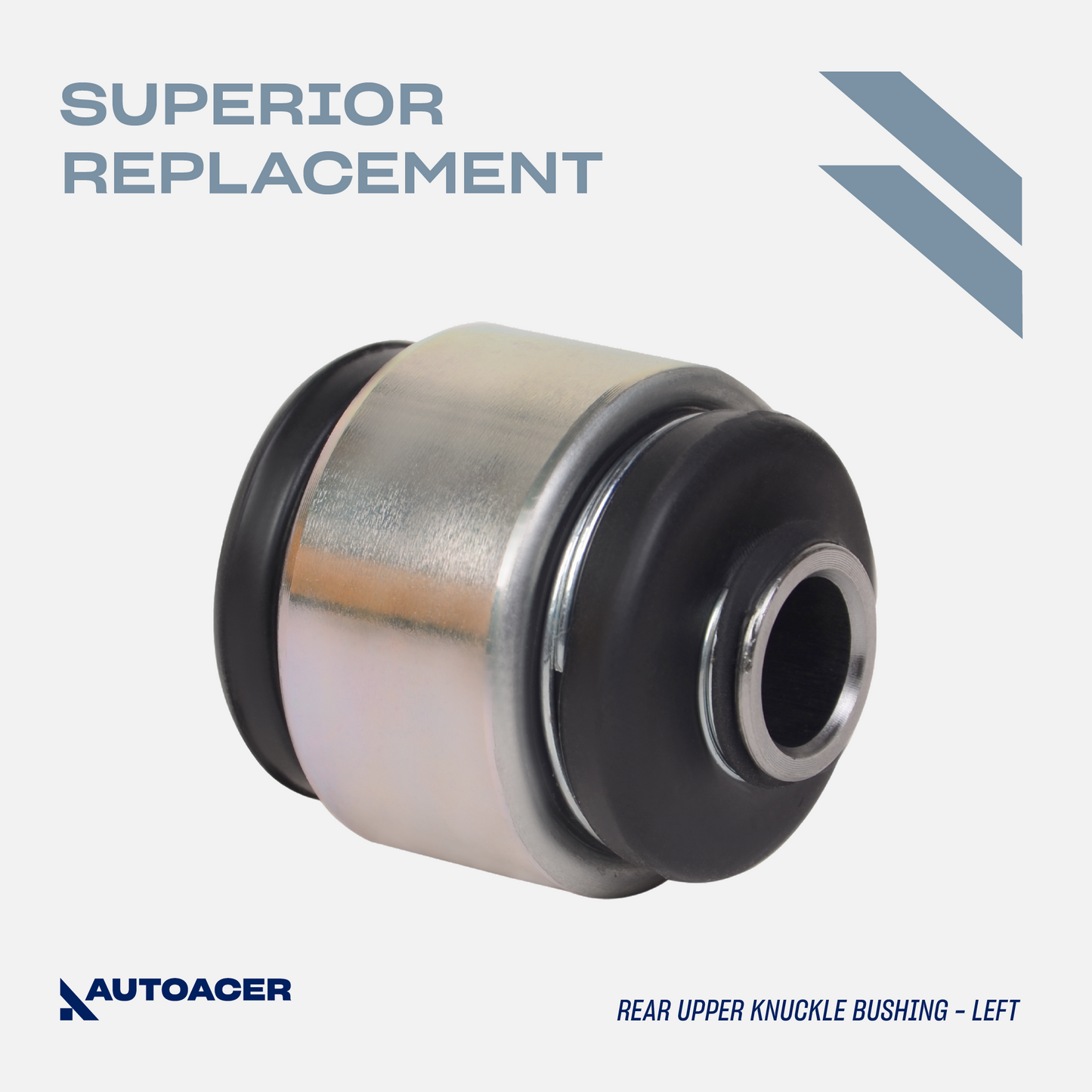 AUTOACER - 2pc Rear Upper Knuckle Hub Bushing Kit for Land Rover Range Rover L322 (Won't fit RR Sport Models)