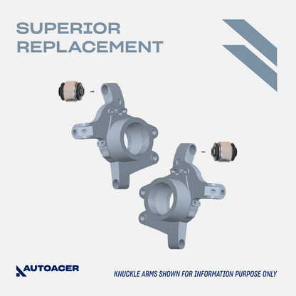 AUTOACER - 2pc Rear Upper Knuckle Hub Bushing Kit for Land Rover Range Rover L322 (Won't fit RR Sport Models)