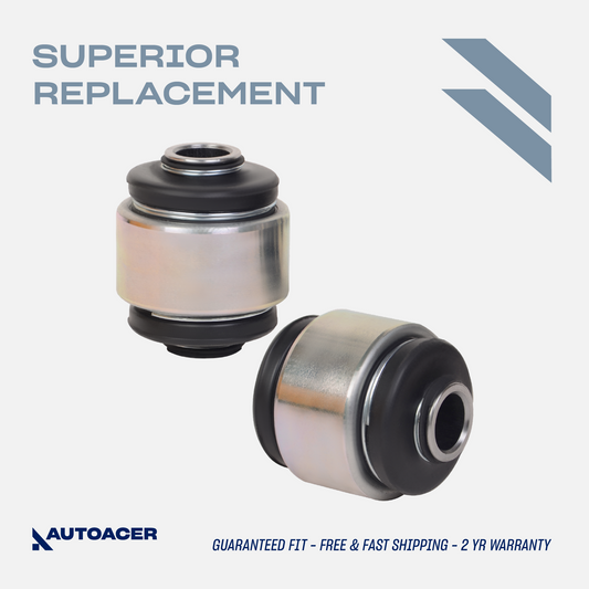 AUTOACER - 2pc Rear Upper Knuckle Hub Bushing Kit for Land Rover Range Rover L322 (Won't fit RR Sport Models)