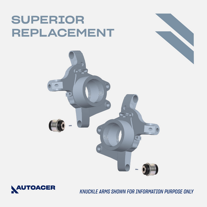 AUTOACER - 2pc Rear Lower Knuckle Bushing Kit for Land Rover LR3 / DISCOVERY III, LR4 / DISCOVERY IV, RANGE ROVER SPORT