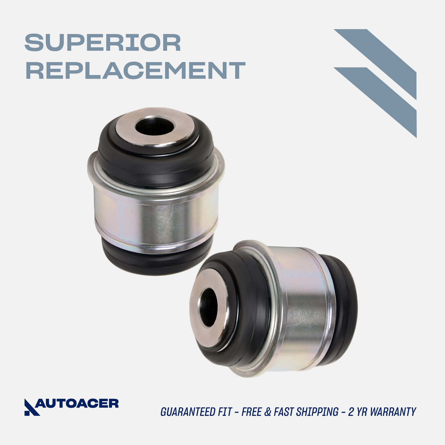 AUTOACER - 2pc Rear Lower Knuckle Bushing Kit for Land Rover LR3 / DISCOVERY III, LR4 / DISCOVERY IV, RANGE ROVER SPORT