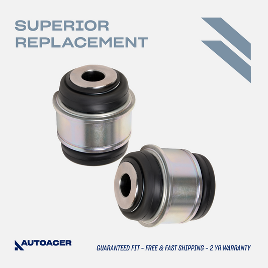 AUTOACER - 2pc Rear Lower Knuckle Bushing Kit for Land Rover LR3 / DISCOVERY III, LR4 / DISCOVERY IV, RANGE ROVER SPORT