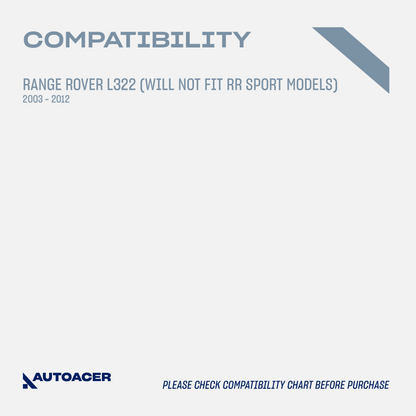 AUTOACER - 4pc Rear Knuckle Upper & Lower Top Botton Hub Bushing Kit for Land Rover Range Rover L322