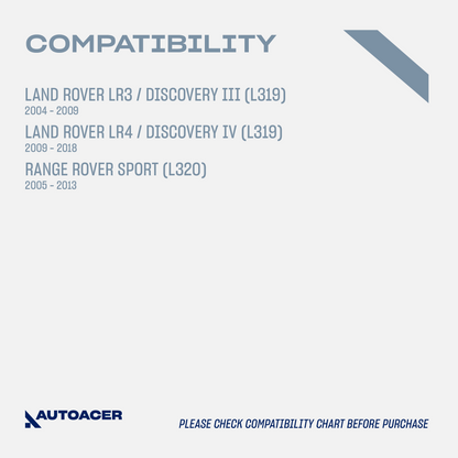 AUTOACER - 12pc Front Upper, Lower Suspension Control Arm Bushings & Ball Joint Kit  for Land Rover Discovery 3/4 L319, Range Rover Sport L320