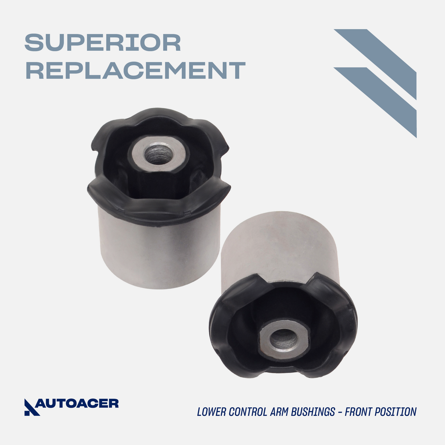 AUTOACER - 12pc Front Upper, Lower Suspension Control Arm Bushings & Ball Joint Kit  for Land Rover Discovery 3/4 L319, Range Rover Sport L320