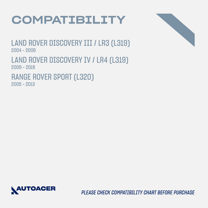 AUTOACER - 8 pc Front Upper, Lower Suspension Control Arm Bushing Kit for Land Rover Range Rover Sport Discovery 3/4, LR 3/4, Range Rover Sport