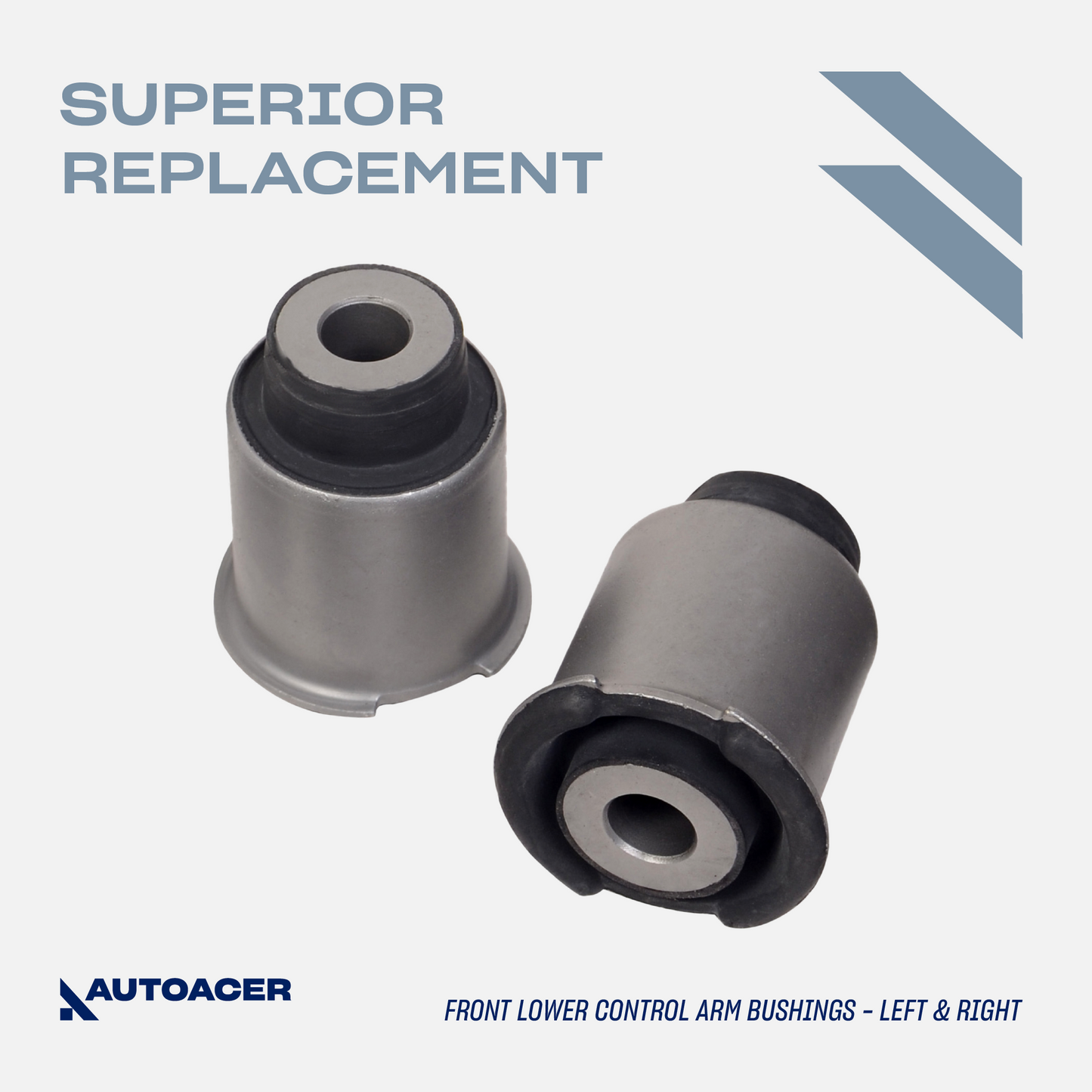 AUTOACER - 8 pc Front Upper, Lower Suspension Control Arm Bushing Kit for Land Rover Range Rover Sport Discovery 3/4, LR 3/4, Range Rover Sport