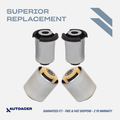 AUTOACER - 4pc Rear Lower Suspension Arm Bushing Kit for Range Rover Sport (L320),  Discovery 3/4 (L319)