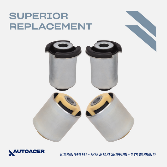 AUTOACER - 4pc Rear Lower Suspension Arm Bushing Kit for Range Rover Sport (L320),  Discovery 3/4 (L319)