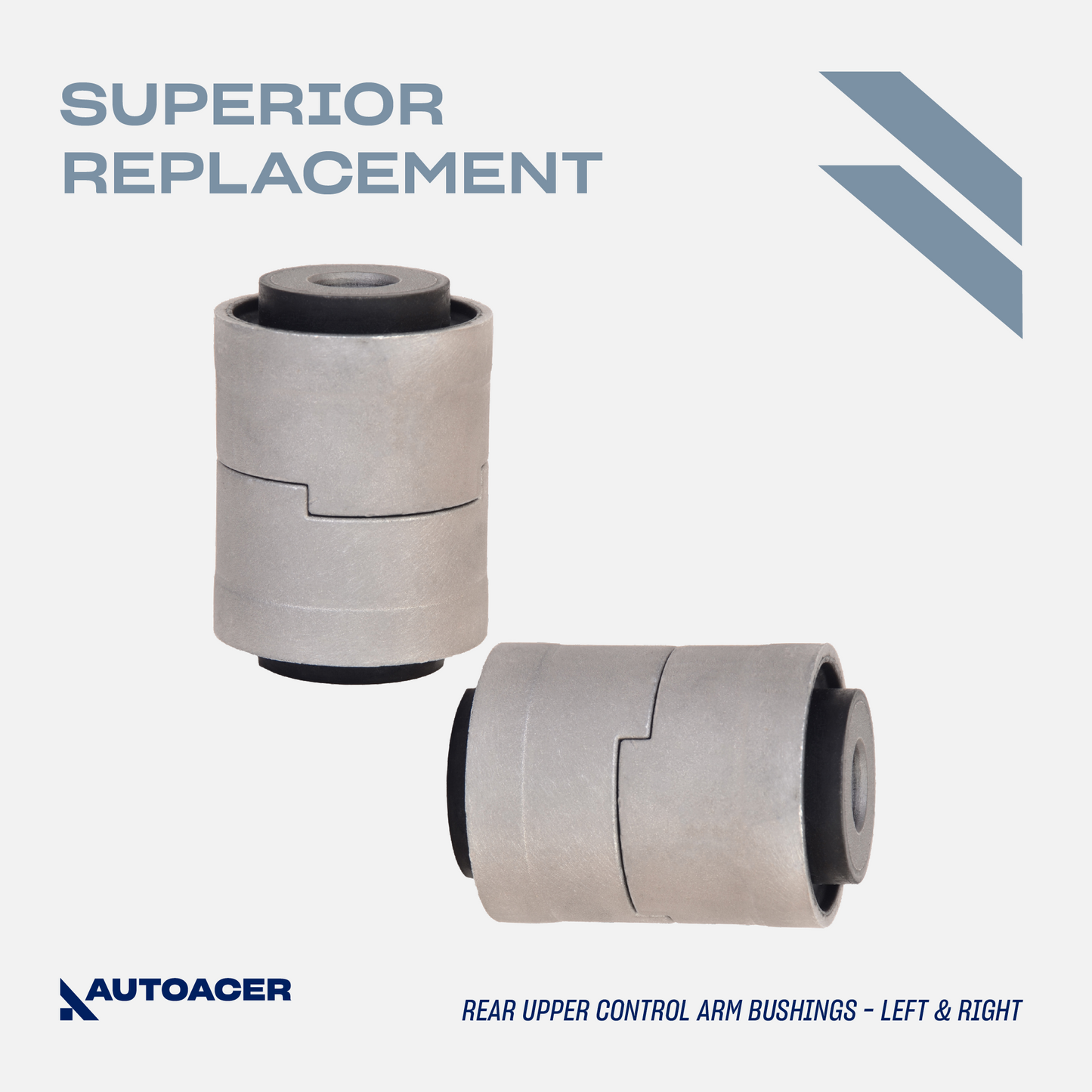 AUTOACER - 4pc Rear Upper Suspension Arm Bushing Kit for Land Rover Discovery 3/4 L319