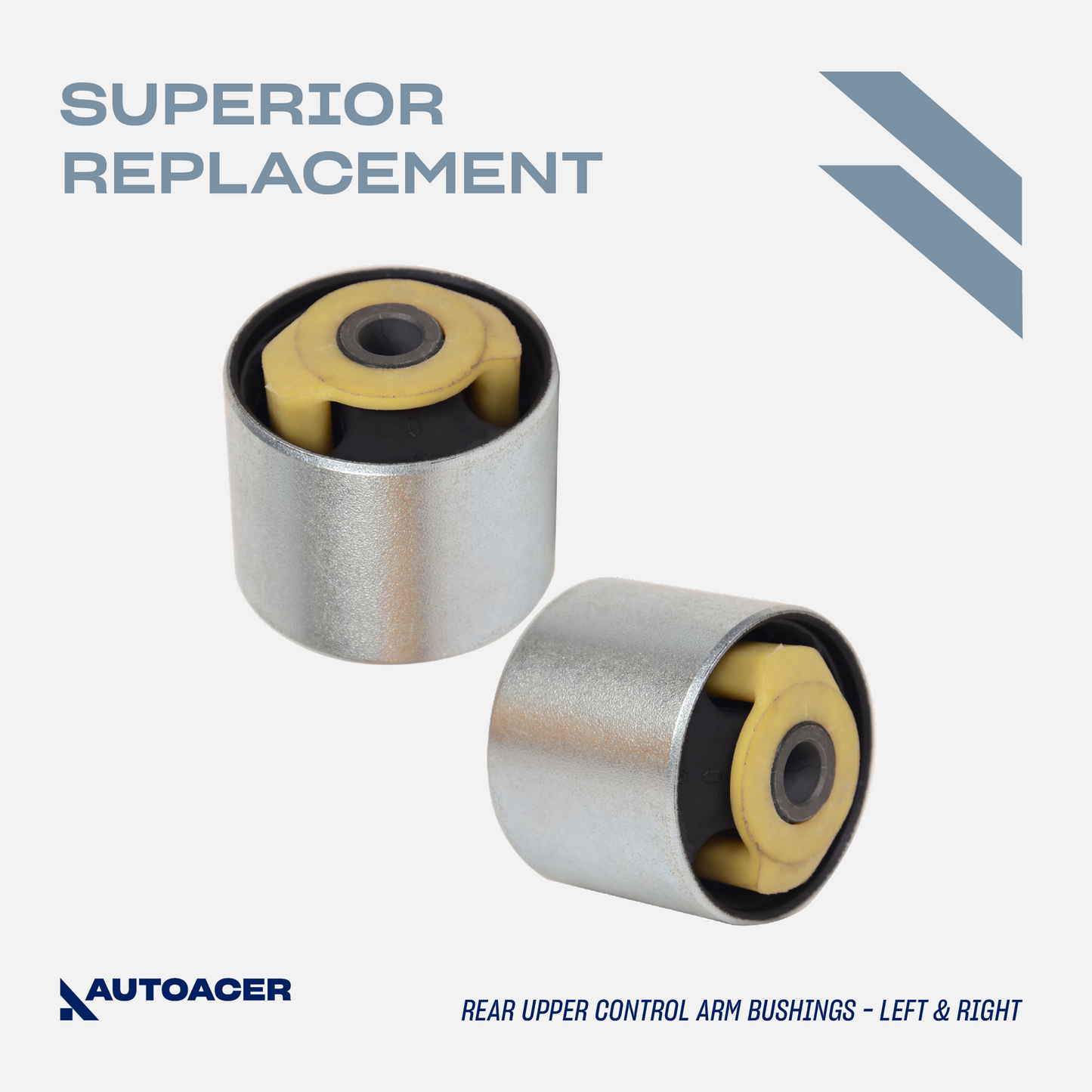 AUTOACER - 4pc Rear Upper Suspension Arm Bushing Kit for Land Rover Discovery 3/4 L319