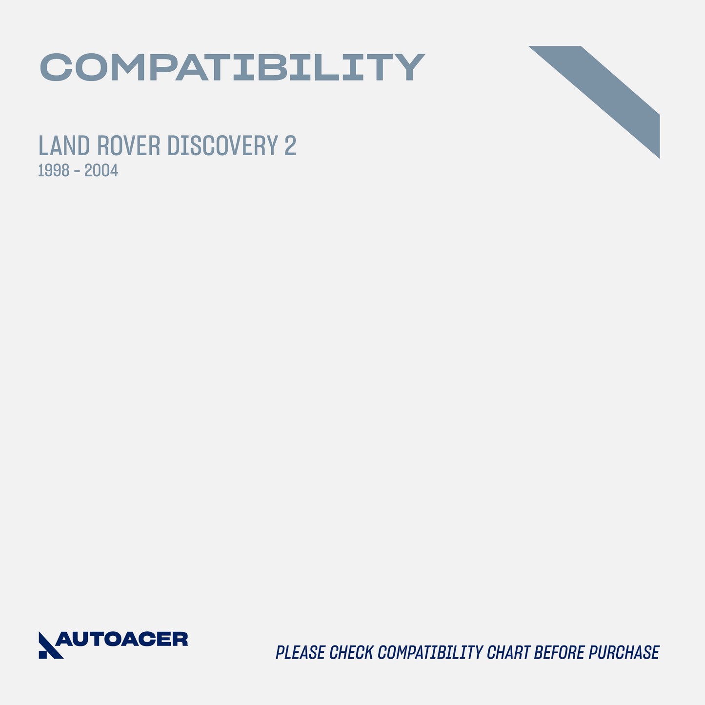 AUTOACER - 3pc Rear Watts Linkage Ars & Assembly for Land Rover Discovery II L318 Models