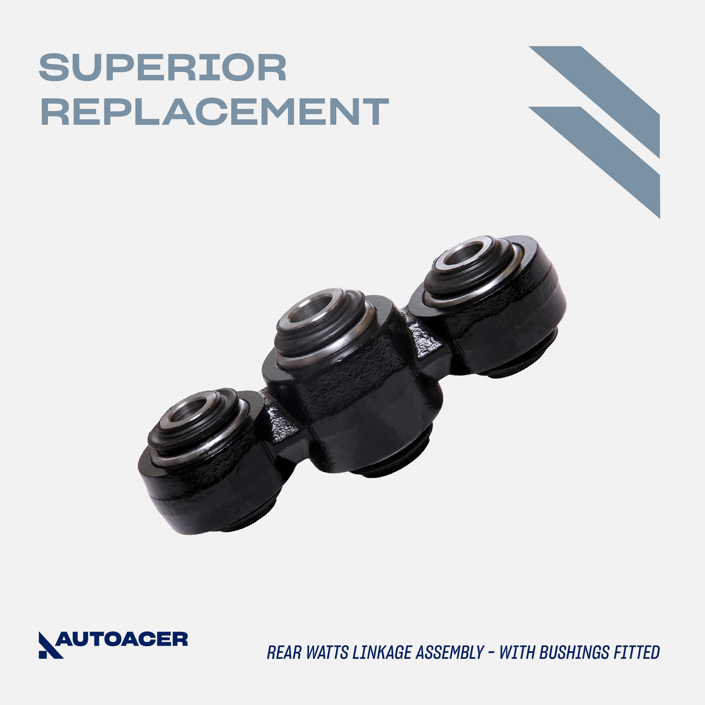 AUTOACER - 3pc Rear Watts Linkage Ars & Assembly for Land Rover Discovery II L318 Models