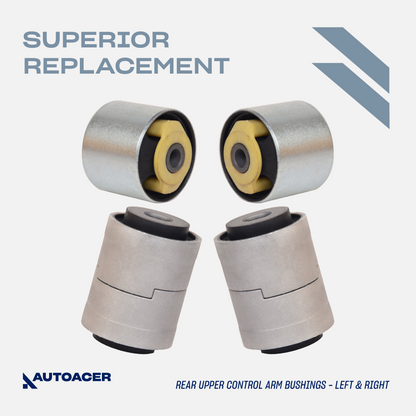 AUTOACER - 24pc Front & Rear Upper, Lower Suspension Control Arm Bushings, Knuckle Bushes, Ball Joint for Discovery 3/4