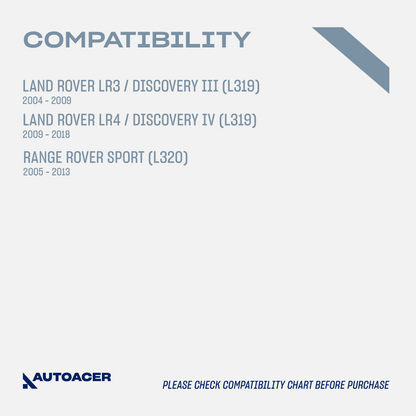 AUTOACER - 4pc Rear Knuckle Upper & Lower Hub Carrier Bushing Kit for Land Rover Discovery 3/4, Range Rover Sport
