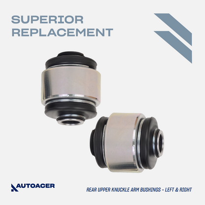 AUTOACER - 4pc Rear Knuckle Upper & Lower Hub Carrier Bushing Kit for Land Rover Discovery 3/4, Range Rover Sport