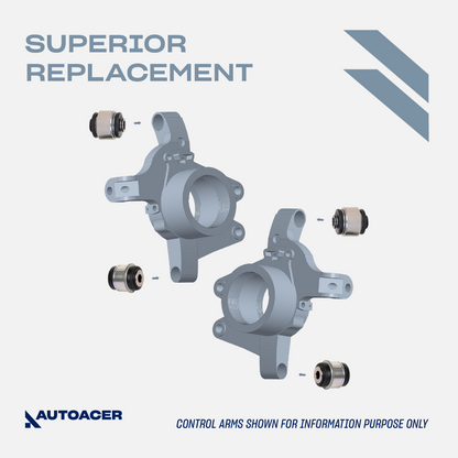 AUTOACER - 4pc Rear Knuckle Upper & Lower Hub Carrier Bushing Kit for Land Rover Discovery 3/4, Range Rover Sport