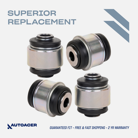 AUTOACER - 4pc Rear Knuckle Upper & Lower Hub Carrier Bushing Kit for Land Rover Discovery 3/4, Range Rover Sport