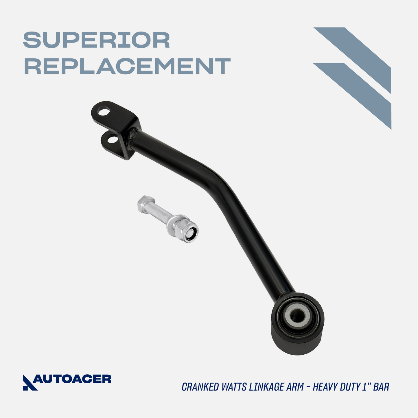 AUTOACER - 3pc Heavy Duty Watts Linkage Arms & Linkage Assembly for Land Rover Discovery II (L318 Models)