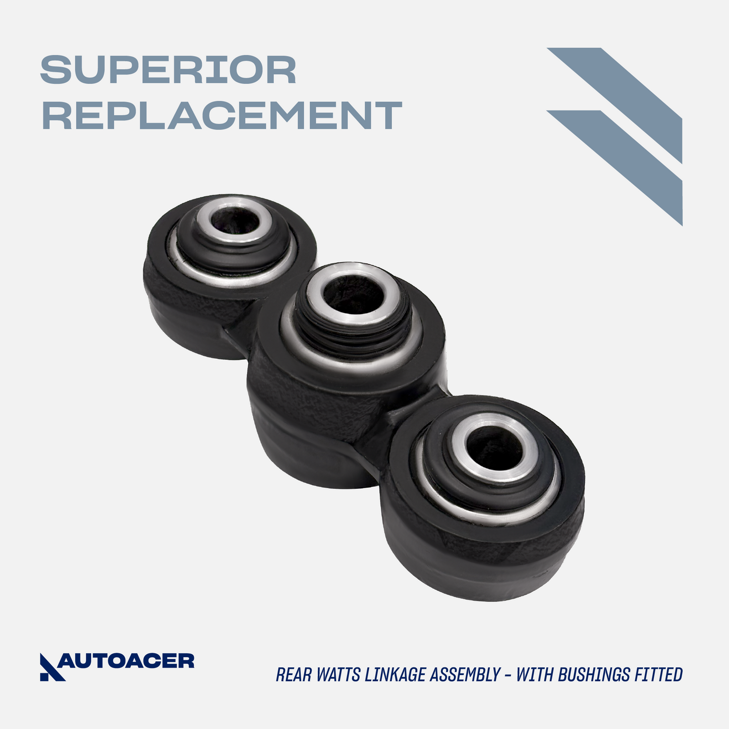 AUTOACER - 3pc Heavy Duty Watts Linkage Arms & Linkage Assembly for Land Rover Discovery II (L318 Models)