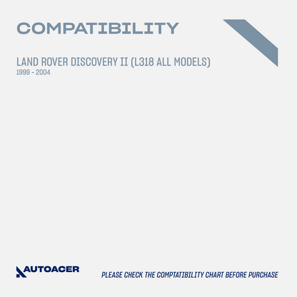AUTOACER - 2pc Heavy duty 8mm Shock Absorber Turret standard Height for LAND ROVER LR2, Discovery II (L318 All Models)
