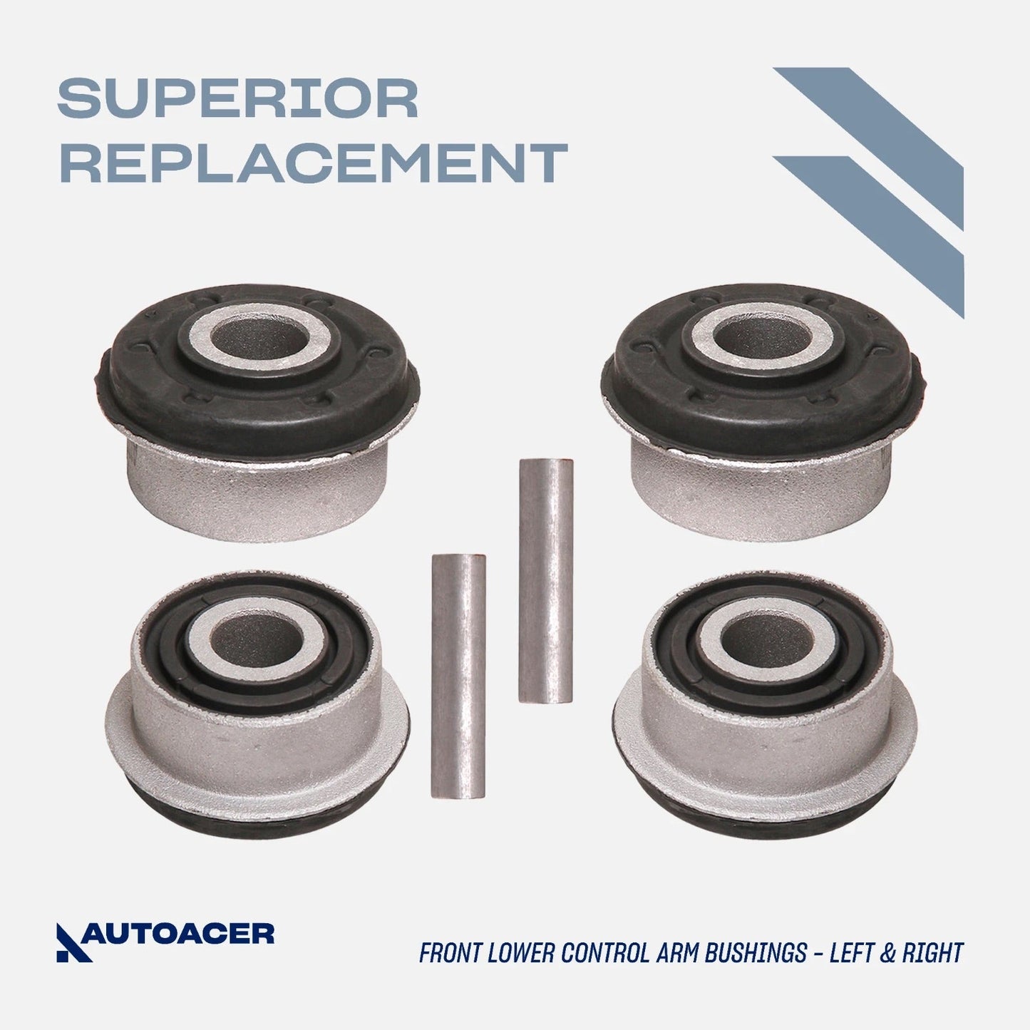 AUTOACER Front Lower Control Arm Bushing & Ball Joint 16mm Kit 6 piece for Lincoln & Ford