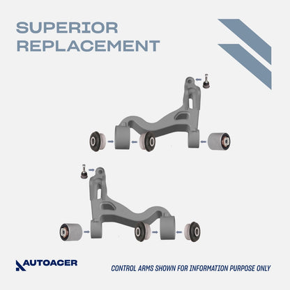 AUTOACER Front Lower Control Arm Bushing & Ball Joint 16mm Kit 6 piece for Lincoln & Ford