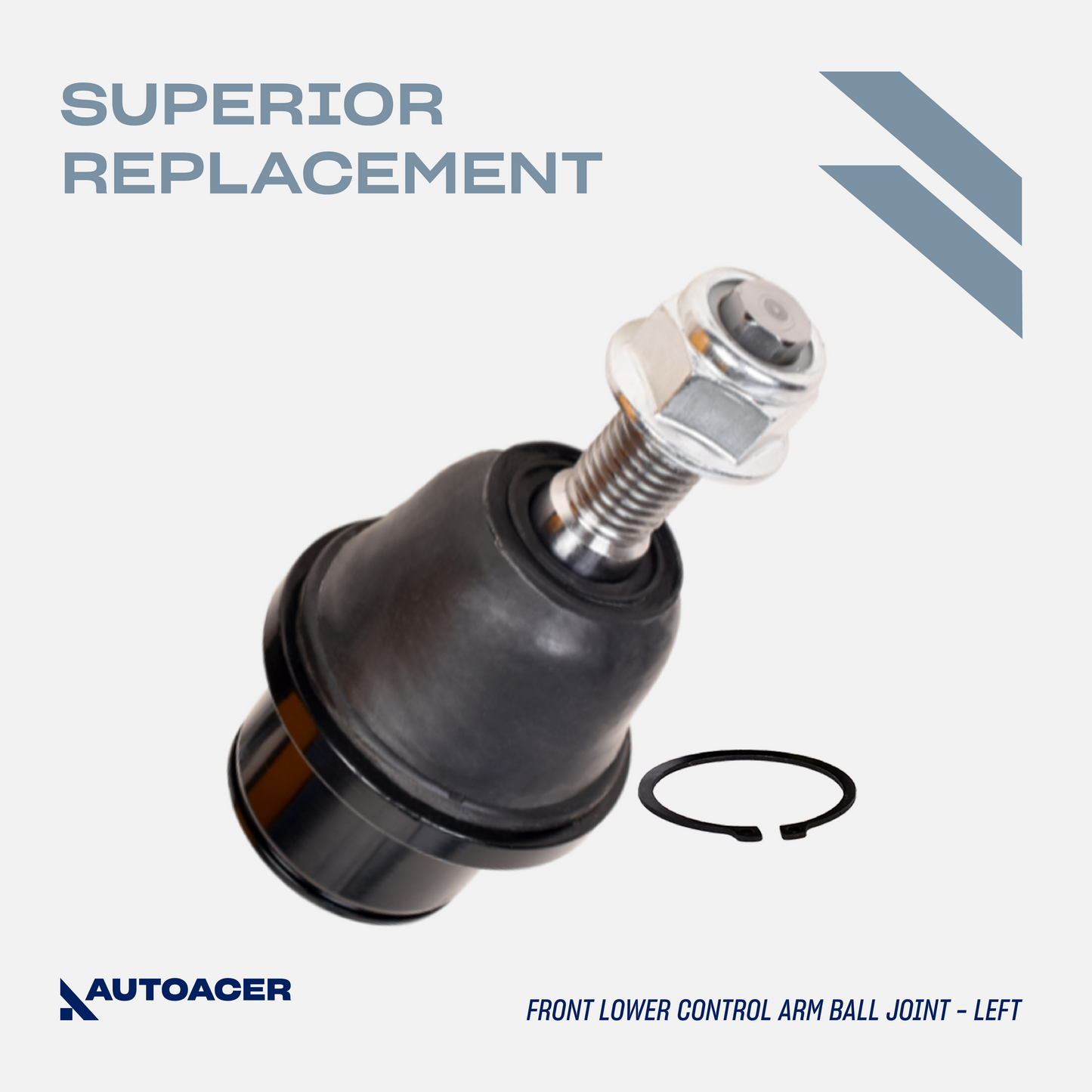 AUTOACER Ball Joint Kit 2 piece - Front Lower Control Arm Ball Joints for Ford & Lincoln