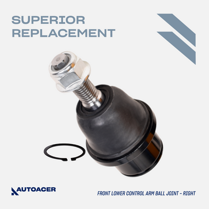 AUTOACER Ball Joint Kit 2 piece - Front Lower Control Arm Ball Joints for Ford & Lincoln