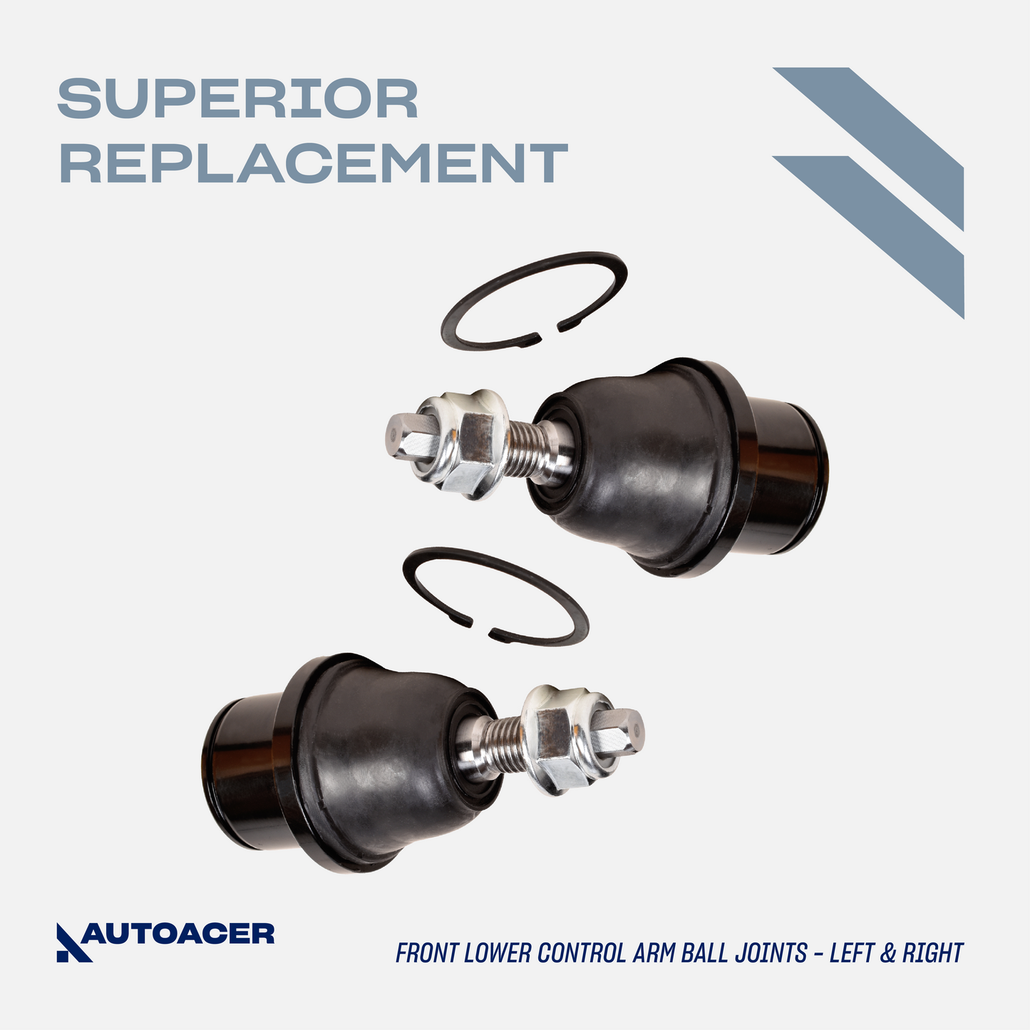 Control Arm Repair Kit 6 Pcs – Front Lower Control Arm Bushings & Ball Joints, Compatible with Ford F-150 2009-2014, Ford Expedition 2007-2014, Lincoln Navigator 2007-2014