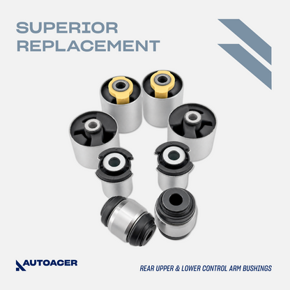 AUTOACER 12p Kit Rear Suspension & Knuckle Arm Bushes for Range Rover Sport L320