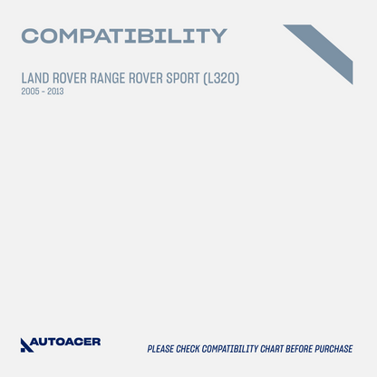 AUTOACER 12p Kit Rear Suspension & Knuckle Arm Bushes for Range Rover Sport L320